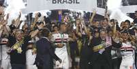 São Paulo recebe bolada por título da Copa do Brasil –  Foto: Rubens Chiri / saopaulofc.net / Jogada10
