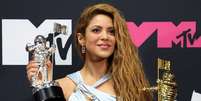 Shakira ganhou um prêmio pelo conjunto de sua obra no MTV Video Music Awards no início deste mês Foto: Reuters / BBC News Brasil