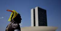 Logo após votação no STF, parlamentares se mobilizaram contra o marco temporal  Foto: REUTERS/Ueslei Marcelino / BBC News Brasil