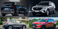 Hyundai Creta e Chevrolet Tracker têm as piores emissões entre os mais vendidos  Foto: Hyundai / GM / Guia do Carro
