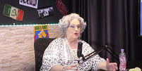 Mamma Bruschetta no podcast “Bate Papo com Viguini”  Foto: Reprodução/YouTube