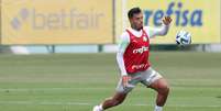 Titulares em campo: Palmeiras se reapresenta de olho no Boca pela Libertadores.   Foto: Cesar Greco/Palmeiras / Esporte News Mundo