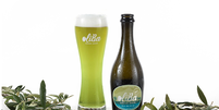 Oliba Green Beer é cerveja feita a partir de azeitonas  Foto: Divulgação