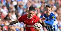 Liverpool empatou com o Brighton em jogo de quatro gols   Foto: GLYN KIRK/AFP via Getty Images / Esporte News Mundo