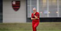 Tite comanda primeira atividade como t&eacute;cnico do Flamengo &ndash;  Foto: Marcelo Cortes /CRF / Jogada10