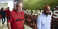 Registros do primeiro dia de Tite no CT do Flamengo como novo treinador do clube!   Foto: Foto: Reprodu&ccedil;&atilde;o Instagram @flamengo