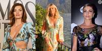 Vestido floral: Carolina Dieckmann, Grazi Massafera e famosas usam look IDEAL para casamento ao ar livre. Fotos!.  Foto: Reprodução, Globo/Instagram/AgNews / Purepeople