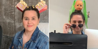 Empresa entra na onda do 'Dia do Cabelo Maluco' e funcionários viralizam com penteados  Foto: Reprodução/Instagram/@perrengue_chique