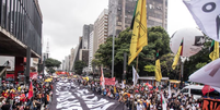 Marcha da Consciência Negra realizada na Avenida Paulista  Foto: WERTHER SANTANA/ESTADÃO