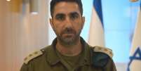 Em um vídeo divulgado pelas Forças de Defesa de Israel, o coronel Elad Goren destacou que a recomendação de deslocamento visa à proteção dos residentes de Gaza  Foto: Reprodução/Twitter