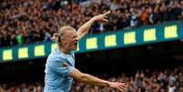 Haaland e &Aacute;lvarez marcam e Manchester City bate o Brighton pelo Campeonato Ingl&ecirc;s  Foto: Action Images via Reuters