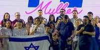 Michelle Bolsonaro fez oração por Israel  Foto: Reprodução/Youtube/PL