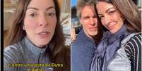 Ana Paula Padrão conta que o marido Gustavo Diament, sofreu um acidente ao fugir de bandidos  Foto: Reprodução/Instagram