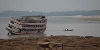 Rio Negro atinge menor nível de profundidade em 121 anos  Foto: REUTERS/Bruno Kelly