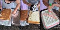 Mulher viraliza ao mostrar bolo de R$ 700, que cliente desistiu Foto: Reprodução/TikTok