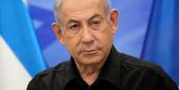 Benjamin Netanyahu disse que Israel se prepara para incursão em Gaza por terra  Foto: Reuters / BBC News Brasil