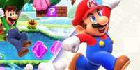 Super Mario Bros. Wonder está disponível exclusivamente para Nintendo Switch  Foto: Reprodução / Nintendo