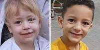 Omer Siman-Tov e Omar Bilal al-Banna tinham quatro anos quando foram mortos  Foto: Arquivo pessoal/BBC / BBC News Brasil