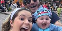 Viih Tube, Eliezer e a filha Lua em viagem &agrave; Disney  Foto: Instagram/@viihtube / Estad&atilde;o