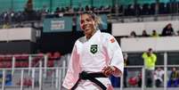 Rafaela Silva conquista o ouro na categoria até 57 kg no Pan de Santiago  Foto: Anderson Neves/CBJ / Esporte News Mundo