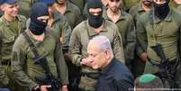"Estamos apenas no começo", declarou o premiê israelense, Benjamin Netanyahu  Foto: DW / Deutsche Welle