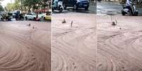 Espuma misteriosa tomou conta das ruas de uma cidade chinesa  Foto: Reprodu&ccedil;&atilde;o 
