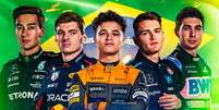 Russell, Verstappen, Norris, Sargeant e Ocon estarão na F1 Sprint  Foto: F1 / Guia do Carro