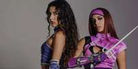 Marina Sena e Anitta posam como Kitana e Mileena de Mortal Kombat no Halloween  Foto: Instagram/Anitta / Reprodução