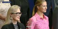 Meryl Streep e Princesa Leonor, herdeira da Coroa Espanhola, em cerimônia da premiação  Foto: 