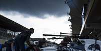 Tempo fechado no autódromo de interlagos em São Paulo. Foto: Foto: Gettyimagens