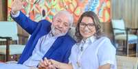Presidente Lula e a primeira-dama Janja em cerimônia para celebração dos 20 anos de criação do programa Bolsa Família  Foto: Ricardo Stuckert/Presidência da República / Estadão