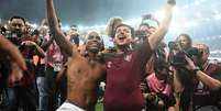 John Kennedy disse que ainda est&aacute; digerindo ter feito o gol do t&iacute;tulo in&eacute;dito do Fluminense na Copa Libertadores &ndash;  Foto: CARL DE SOUZA/AFP via Getty Images / Jogada10
