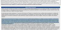 Súmula da partida entre Coritiba e Cruzeiro com detalhes da confusão entre as torcidas e procedimentos para a retomada do duelo – Reprodução da súmula  Foto: Jogada10