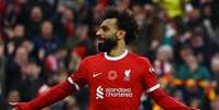 Salah marcou duas vezes  Foto: Molly Darlington / Reuters