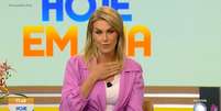 Ana Hickmann no Hoje em Dia  Foto: Record TV