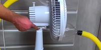 Tutorial ensina como improvisar ventilador em 'ar-condicionado caseiro'  Foto: Reprodução/Redes Sociais