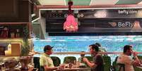 O La Coppa Ristorante serve comida italiana dentro do estádio Allianz Parque, em São Paulo  Foto: Reprodução/Instagram/@lacoppa.ristorante