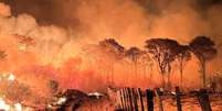 Incêndio no Pantanal em 2023 Foto: CBMS/Divulgação / Estadão