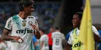 Endrick e Ríos se enfrentam pelas Eliminatórias para a Copa do Mundo –  Foto: Cesar Greco/Palmeiras / Jogada10