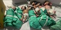H&aacute; grande preocupa&ccedil;&atilde;o com os rec&eacute;m-nascidos no Hospital Al-Shifa de Gaza  Foto: Cedida &agrave; Reuters / BBC News Brasil