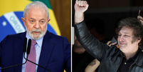 Lula e Javier Milei  Foto: Reprodução/Reuters