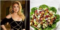 Adele emagreceu 40 quilos com dieta e exercícios  Foto: Reprodução/Instagram e iStock