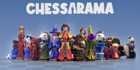 Chessarama: Ganhe um tabuleiro assinado por mestres do xadrez.  Foto: Reprodução/Minimol Games