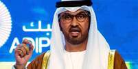Sultan al-Jaber é presidente da cúpula do clima e também chefe da empresa petrolífera estatal dos Emirados Árabes Unidos  Foto: Getty Images / BBC News Brasil