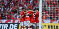 Comemoração do Inter na vitória sobre o Red Bull Bragantino - Foto: Ricardo Duarte/Internacional / Esporte News Mundo