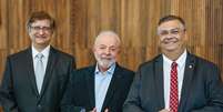 Lula indicou Flávio Dino ao cargo de ministro do Supremo Tribunal Federal e Paulo Gonet ao cargo de procurador-geral da República.  Foto: Ricardo Stuckert/PR