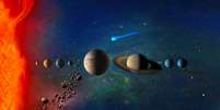 A passagem de uma estrela poderia causar várias mudanças no Sistema Solar (Imagem: Reprodução/NASA)  Foto: Canaltech