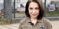 Anastasia é uma russa que agora serve como médica no Exército ucraniano  Foto: BBC News Brasil