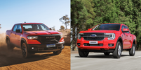 Ram Rampage e Ford Ranger: qual foi o melhor lançamento entre as picapes?  Foto: Stellantis / Ford / Guia do Carro