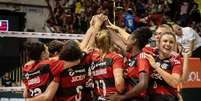 Sesc Flamengo embalou na Superliga Foto: Esporte News Mundo